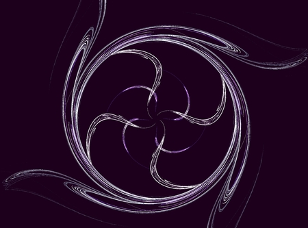 Abstract fractal composition on a color background.の写真素材