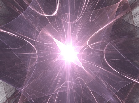 Abstract fractal composition on a color background.の写真素材