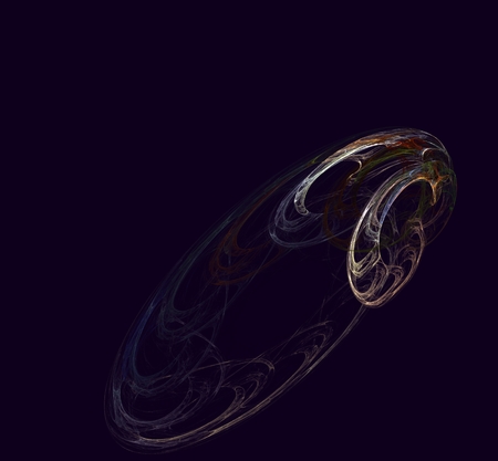 Abstract fractal composition on a color background.の写真素材