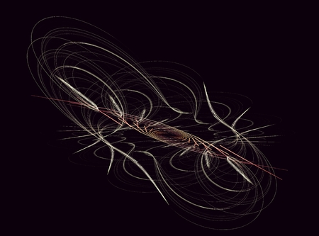 Abstract fractal illustration. Future technology background. Design element for book covers, presentations layouts, title and page backgrounds. Digital collage. Raster clip art.の写真素材