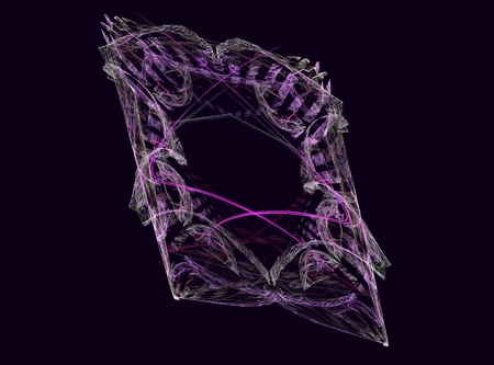 Abstract fractal illustration. Future technology background. Design element for book covers, presentations layouts, title and page backgrounds. Digital collage. Raster clip art.の写真素材