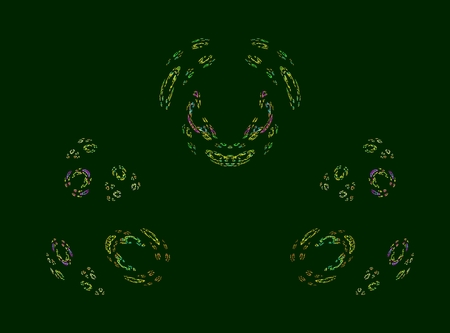 Abstract fractal illustration. Design element for title, page backgrounds, banners, labels, prints, posters, web, presentation, invitabanners.の写真素材