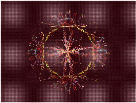 Abstract background. Spoted halftone effects. Vector clip art.のイラスト素材