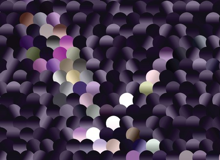 Modern geometrical circle. Geometric pattern in halftone style with gradient. A new texture for your design.のイラスト素材