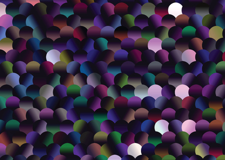 Modern geometrical circle. Geometric pattern in halftone style with gradient. A new texture for your design.のイラスト素材