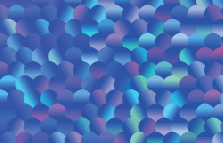 Modern geometrical circle. Geometric pattern in halftone style with gradient. A new texture for your design.のイラスト素材