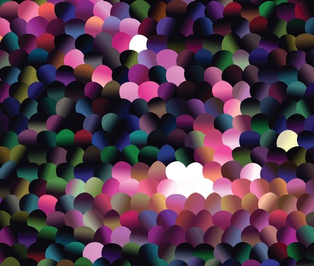 Modern geometrical circle. Geometric pattern in halftone style with gradient. A new texture for your design.のイラスト素材