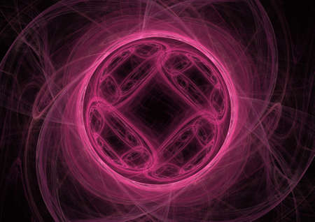 Abstract spectacular fractal composition on a beautiful background. Generated by computer.の写真素材