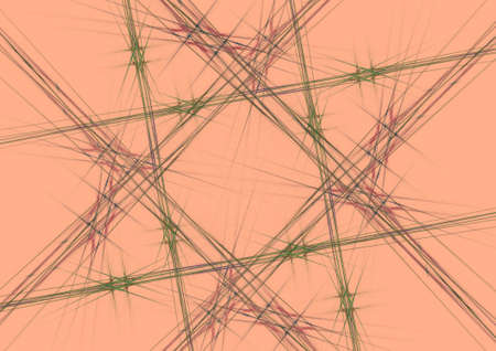 Abstract spectacular fractal composition on a light background. Generated by computer.