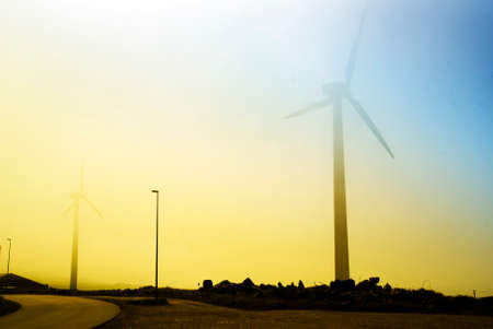 Wind Turbines in Denmarkの写真素材