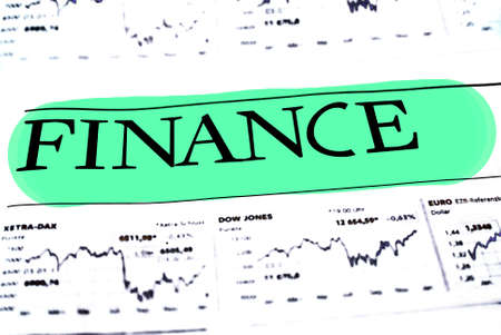Finance textの写真素材