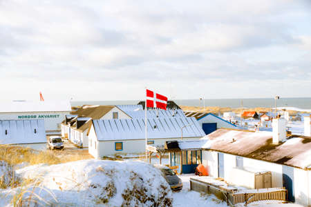 Fishing village in denmarkのeditorial素材