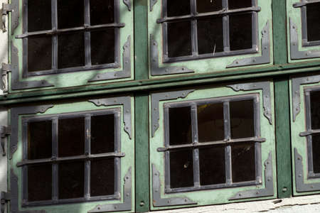 Window in a half-timbered house