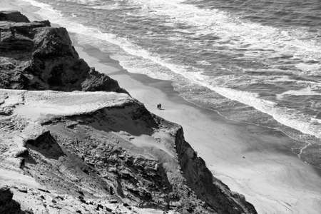 Sand dunes of Rubjerg Knude in Denmarkの写真素材