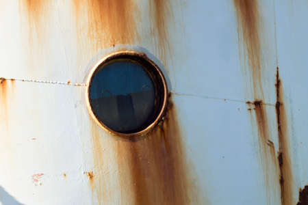 Fishing boat in the harbor of Hanstholm Denmarkの写真素材