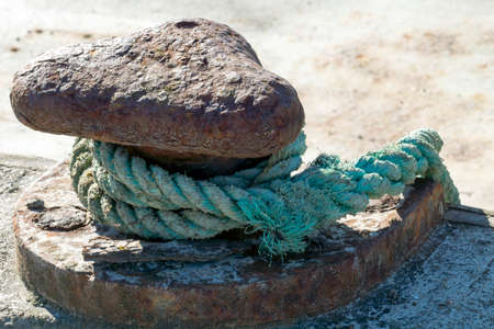 Bollards for mooring of vesselsの写真素材