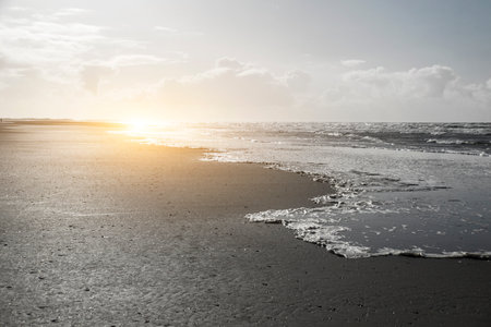 Coast on the island of RÃ¶m in Denmarkの写真素材