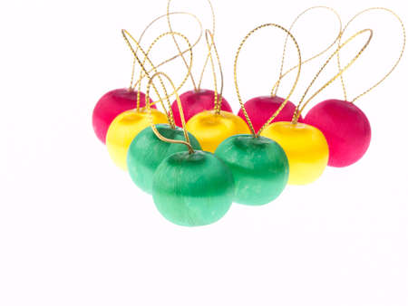 Christmas decoration isolated on white background