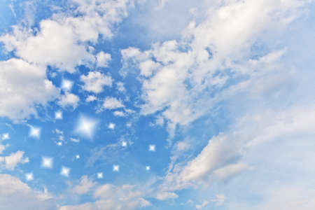 Blue skyの写真素材