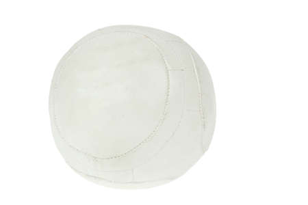 white leather ballの写真素材