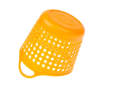 Colorful plastic basketの写真素材