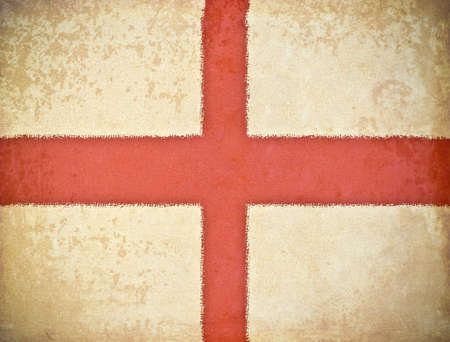 old grunge paper with england flag backgroundの写真素材