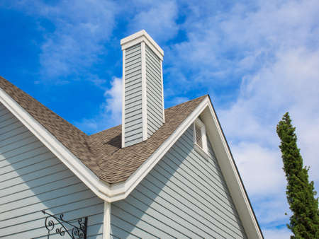 roof with chimney
