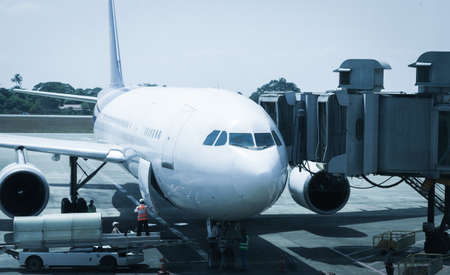 airport ground crew serviceのeditorial素材