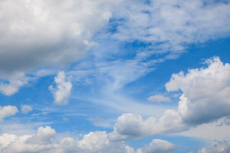 cloud in blue sky