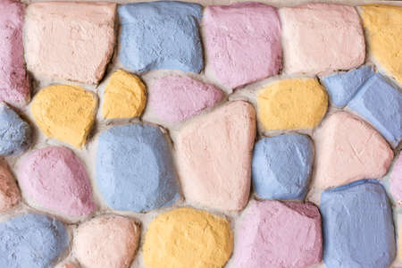 brick or rock wall color backgroundの写真素材