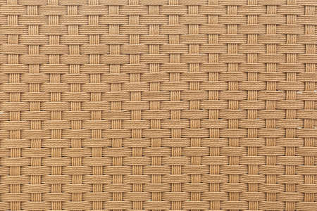 weave plastic wicker pattern backgroundの写真素材