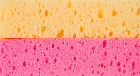 Sponge for washing disk texture layer backgroundの写真素材