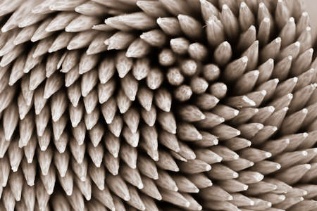 Bamboo wooden toothpicks abstract backgroundの写真素材
