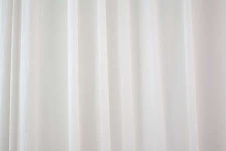Luxury sweet white curtainの写真素材