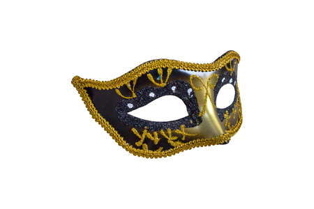 Carnival mask isolated on white backgroundの写真素材