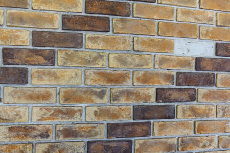 brick wall texture background, antique vintage themeの写真素材