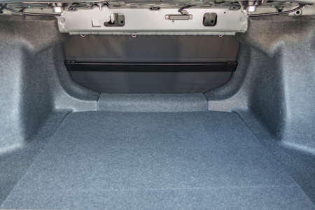 Empty inside boot car vehicle automobileの写真素材