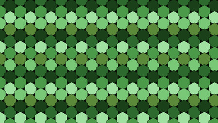 Seamless geometric pattern in the form of a hexagon.