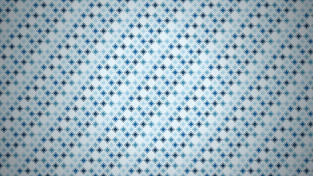 A seamless abstract geometric pattern featuring an arrangement of blue and light blue diamond shapes on a light background. The diamonds vary in shades, creating a textured visual effect suitable for backgrounds and digital designs.の写真素材