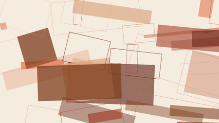 Abstract geometric background in pastel colors, rectangles and squares.の写真素材