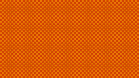 Orange checkered background. Seamless pattern. Vector.の写真素材