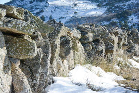 Stone wallの写真素材