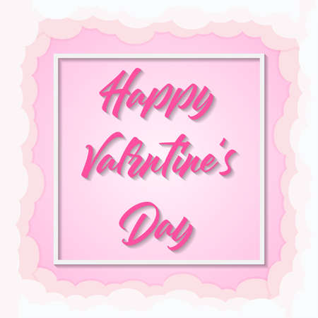 background with white hearts for valentine's dayのイラスト素材