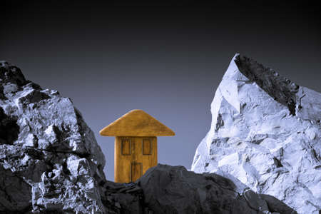 Want to be alone - concept imageの写真素材