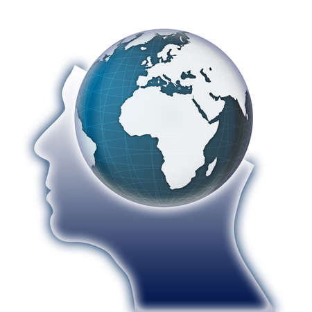 Global thinking concept image 