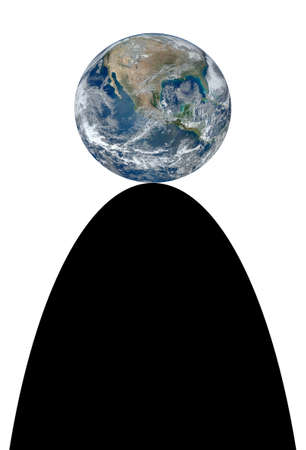 World on the precipiceの写真素材
