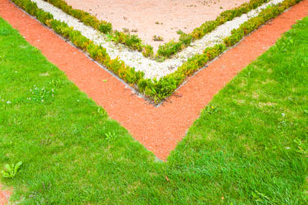 A finely manicured garden shows its colours