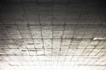 Detail of a concrete ceilingの写真素材