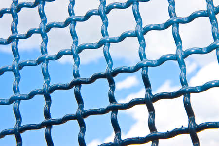 Closed metal grate - concept imageの写真素材