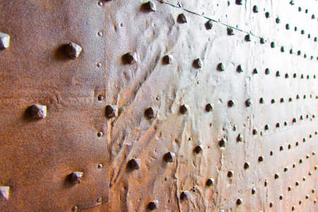 Detail of an old iron door - concept imageの写真素材